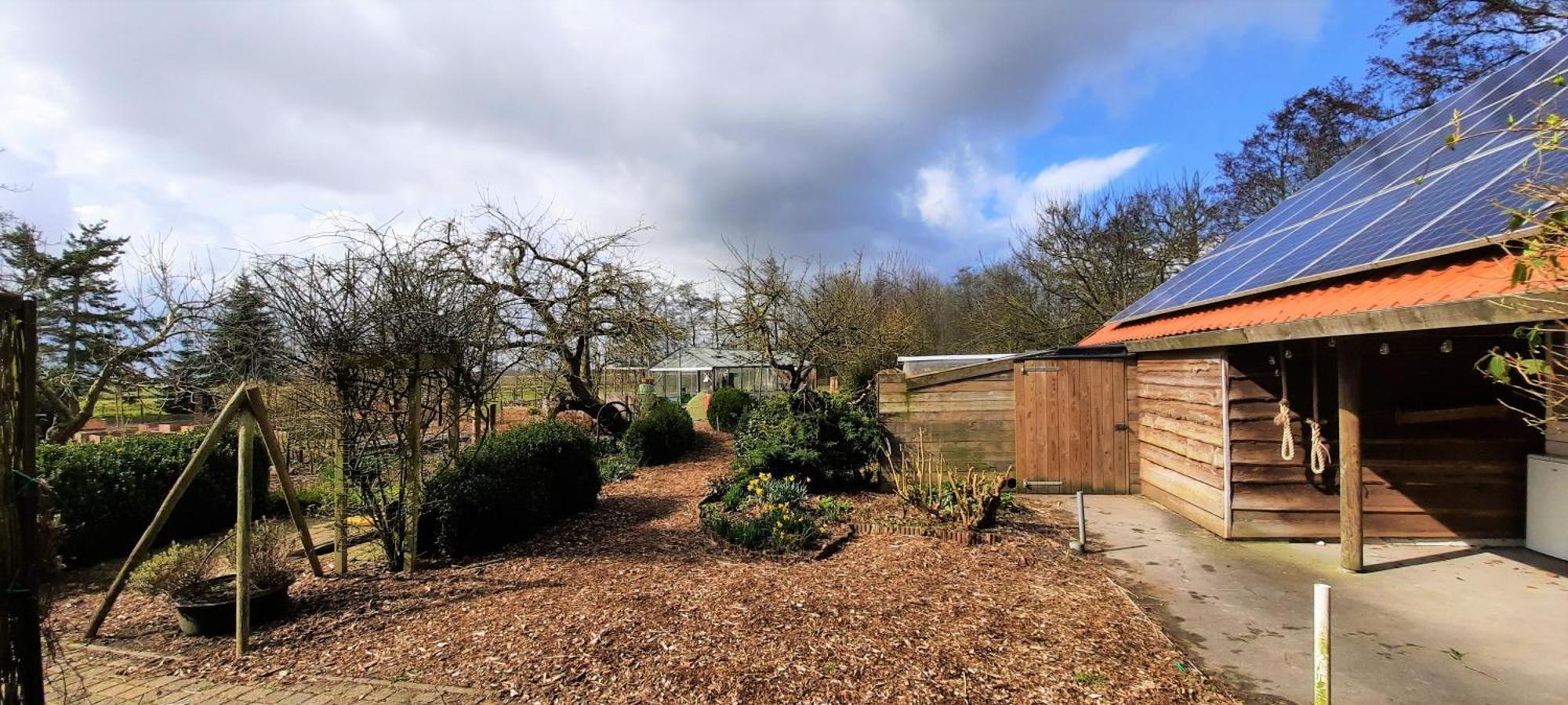 Appartement 2 Met Terras Aan De Tuin Van Op De Roemte Baflo 外观 照片